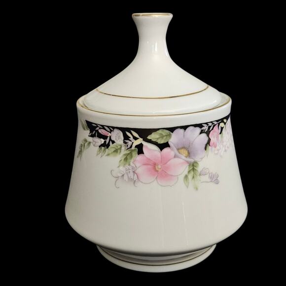 Imperial’s Fine China Universal Pink Floral Creamer & Sugar Bowl Set - Picture 7 of 11